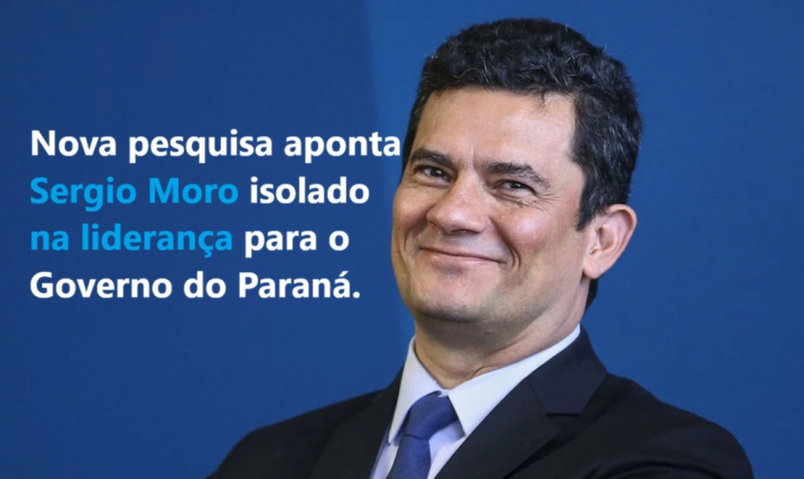 Pesquisa Veritá aponta Sérgio Moro na frente.