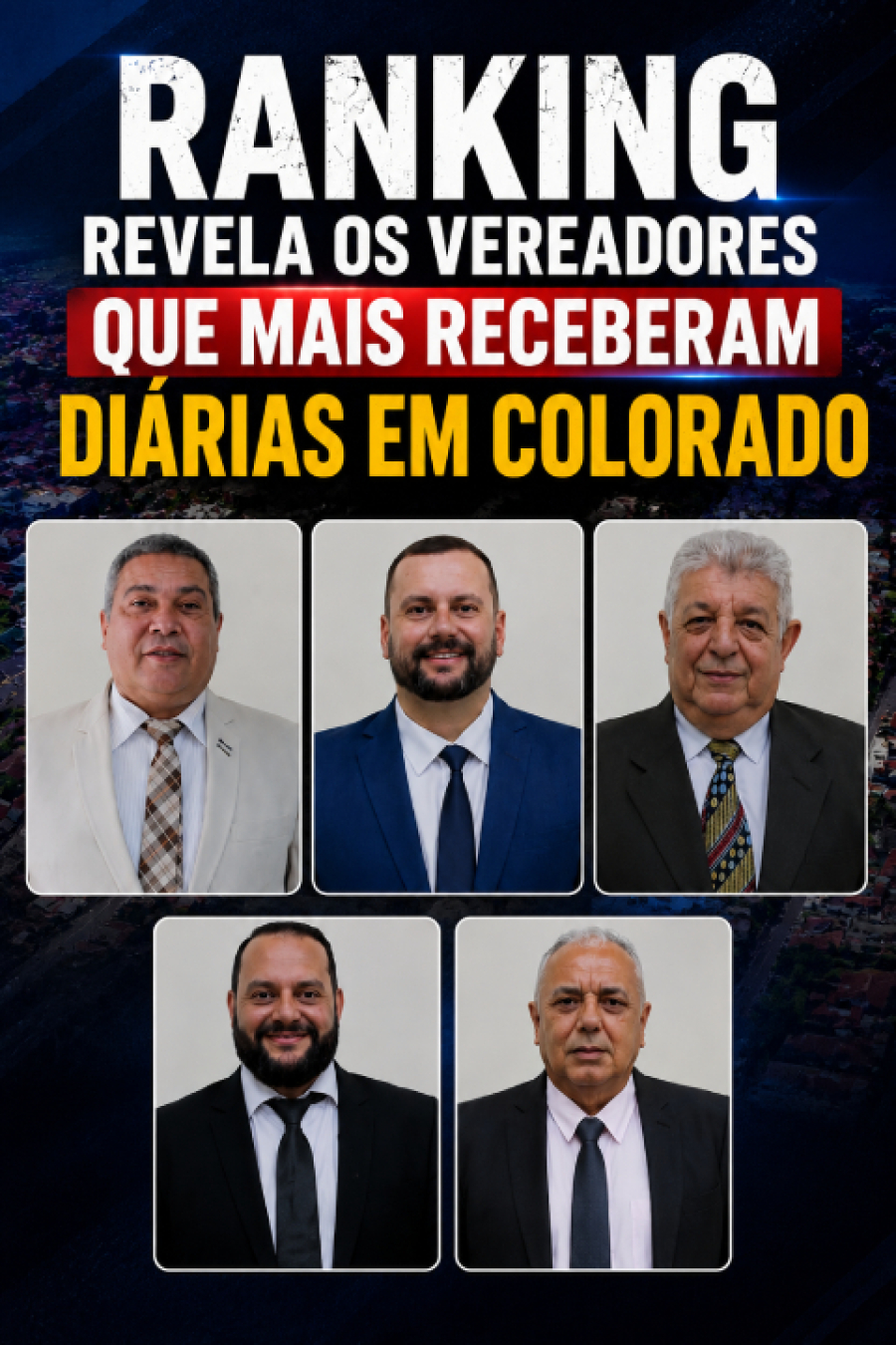 Quem mais viajou com dinheiro público na Câmara de Colorado