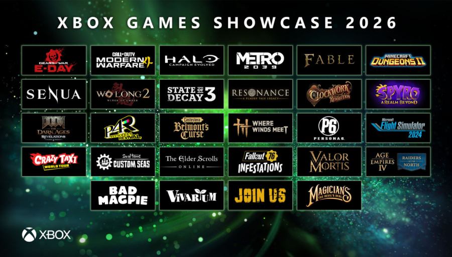 Veja aqui os lançamentos XBOX Games Showcase