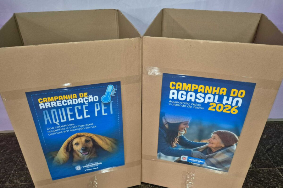 Câmara de Maringá inicia Campanha do Agasalho 2026.