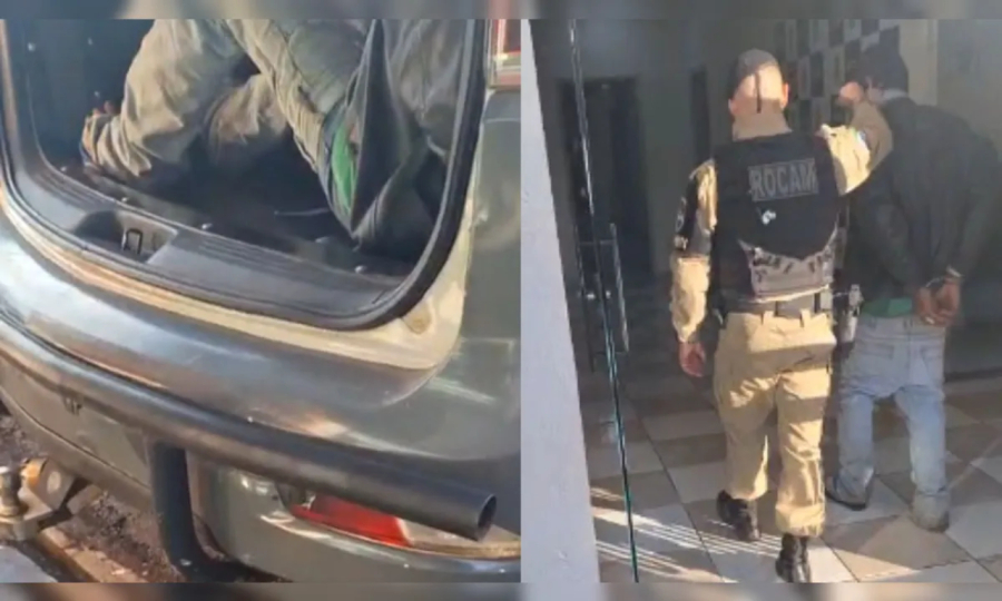 Suspeito tenta engolir crack para evitar prisão.