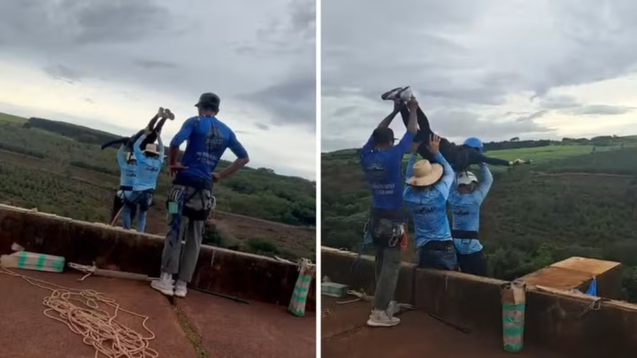 Jovem morre ao ser jogada em jump sem cordas.