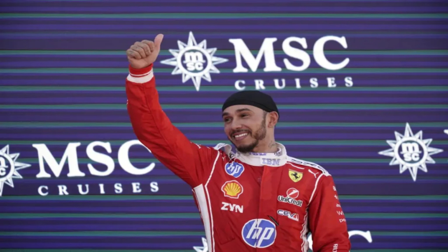 Hamilton conquista 1ª vitória pela Ferrari