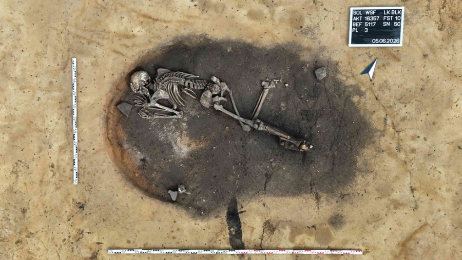 Arqueólogos encontram homem de 4,5 mil anos.