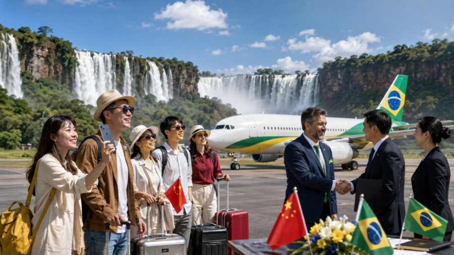 Turistas chineses no Brasil bate recorde em maio