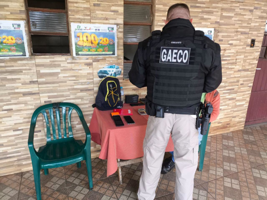 Gaeco cumpre mandados de busca e apreensão.