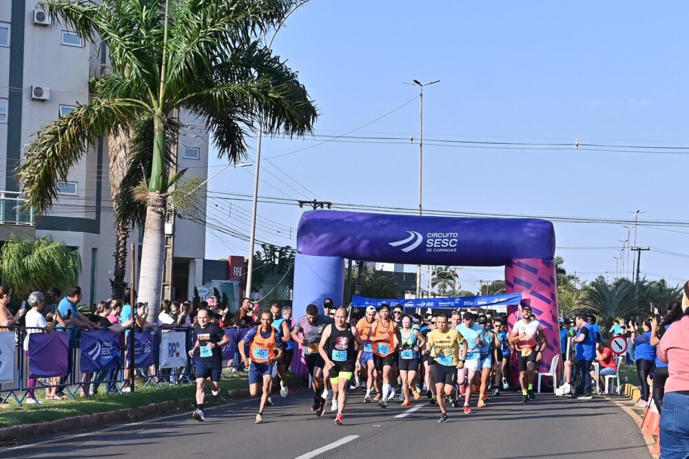 Circuito Sesc de corridas em Paranavaí.