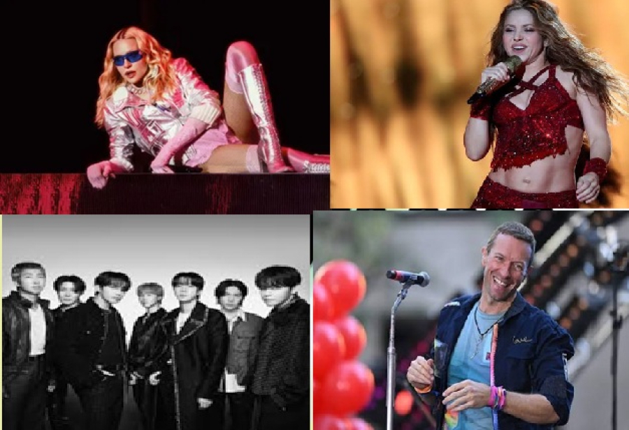 Justin Bieber, Madonna e Shakira na final da Copa