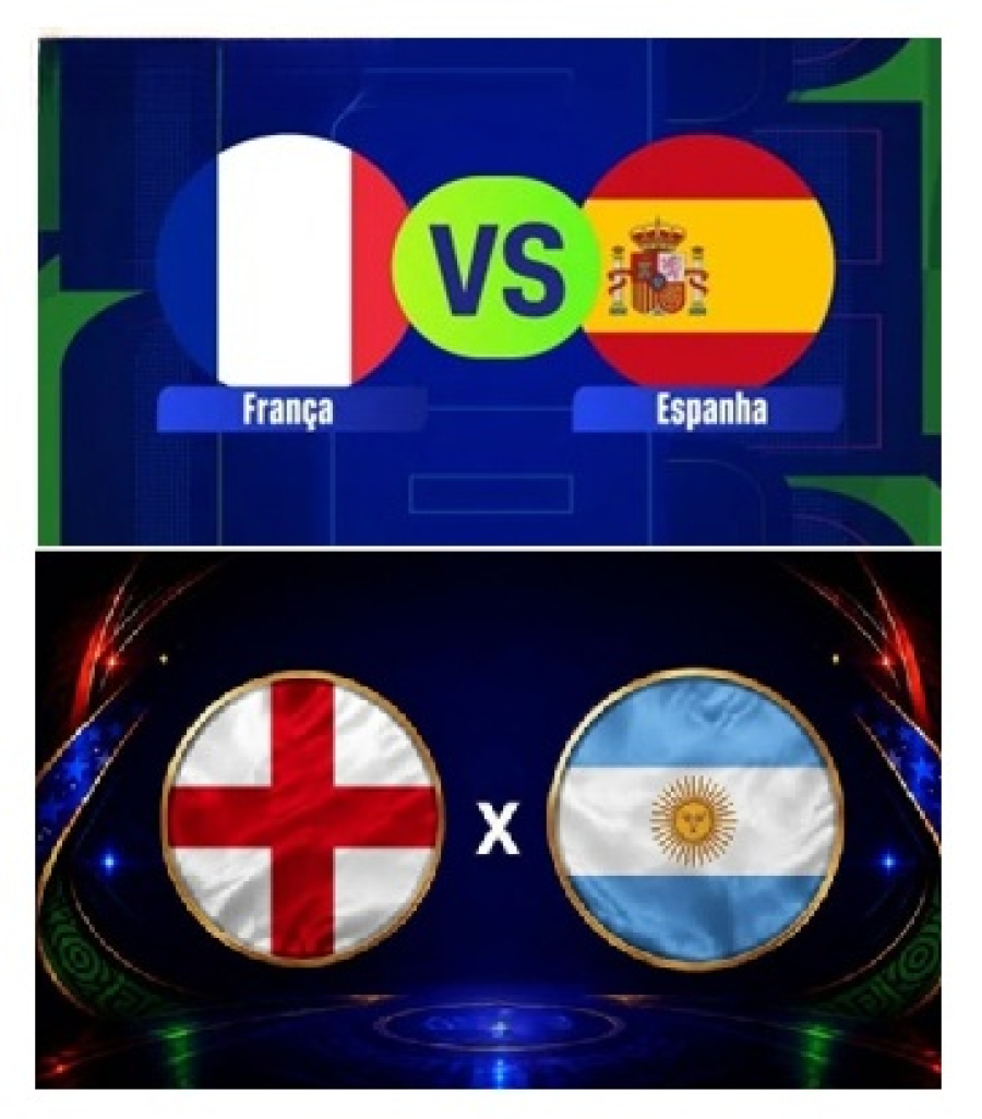 Copa do Mundo com 4 campeões nas semifinais.