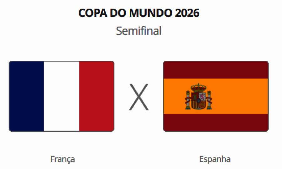 França e Espanha se enfrentam HOJE, às 16h