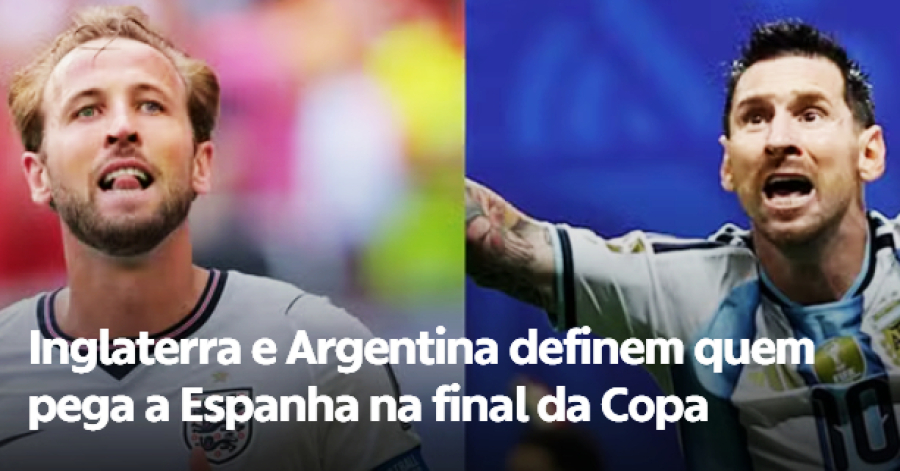 Inglaterra x Argentina: onde assistir ao vivo, horário e escalações