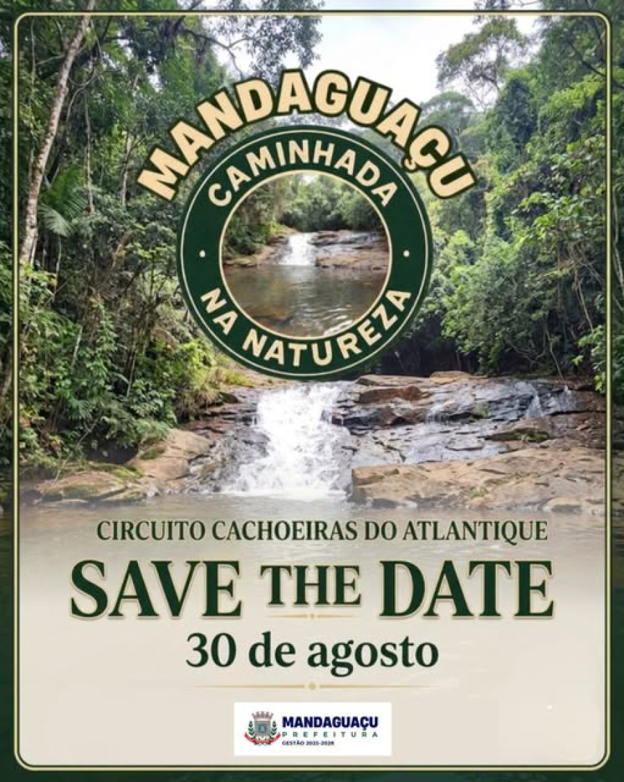 Em Mandaguaçu Caminhada na Natureza 2026.