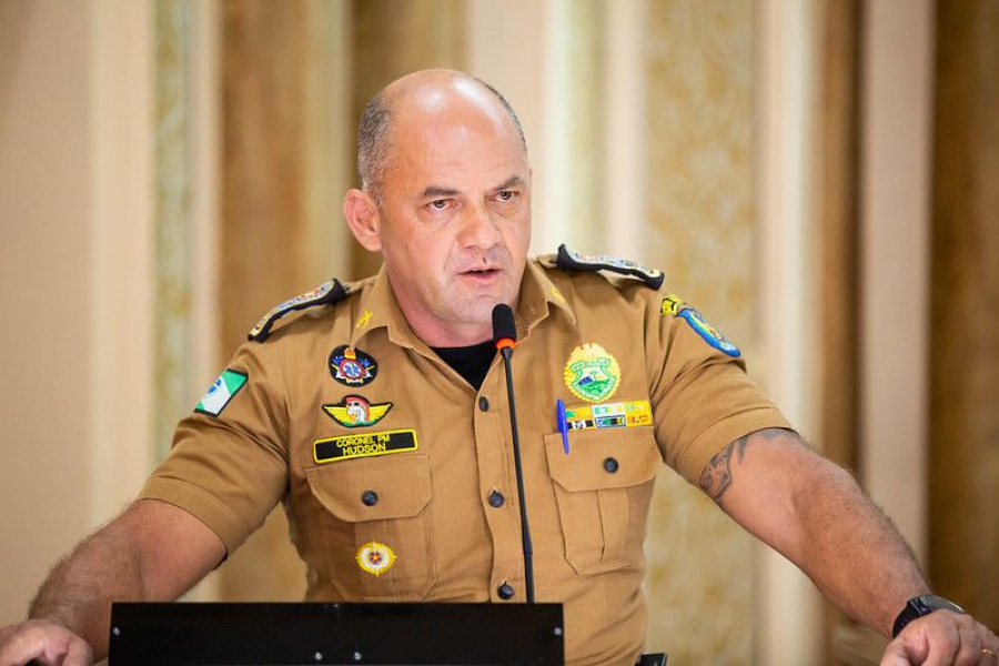 Coronel Hudson Leôncio reassume a Segurança Pública.