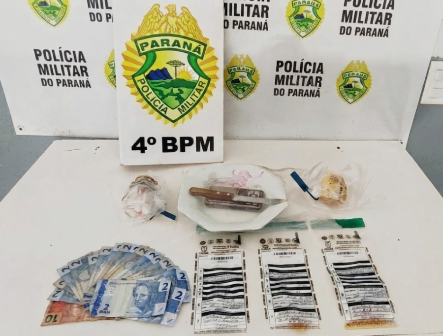 Mulher presa com crack e cocaína em ferro-velho