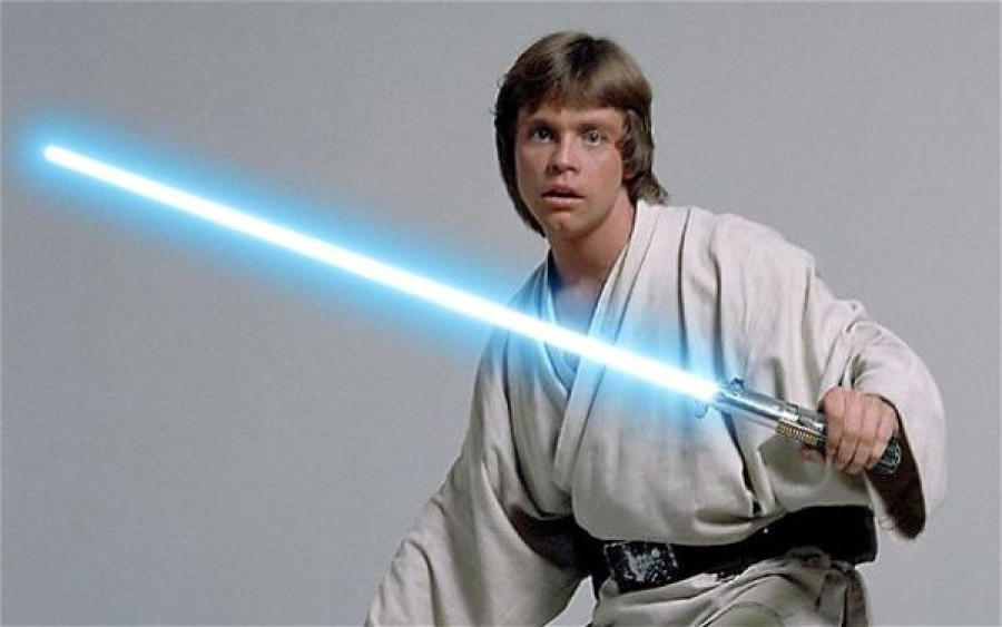 Sabre de luz de Luke Skywalker é vendido.