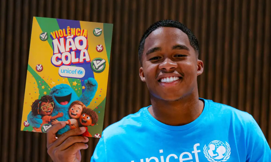 Endrick é o novo embaixador da Unicef no Brasil