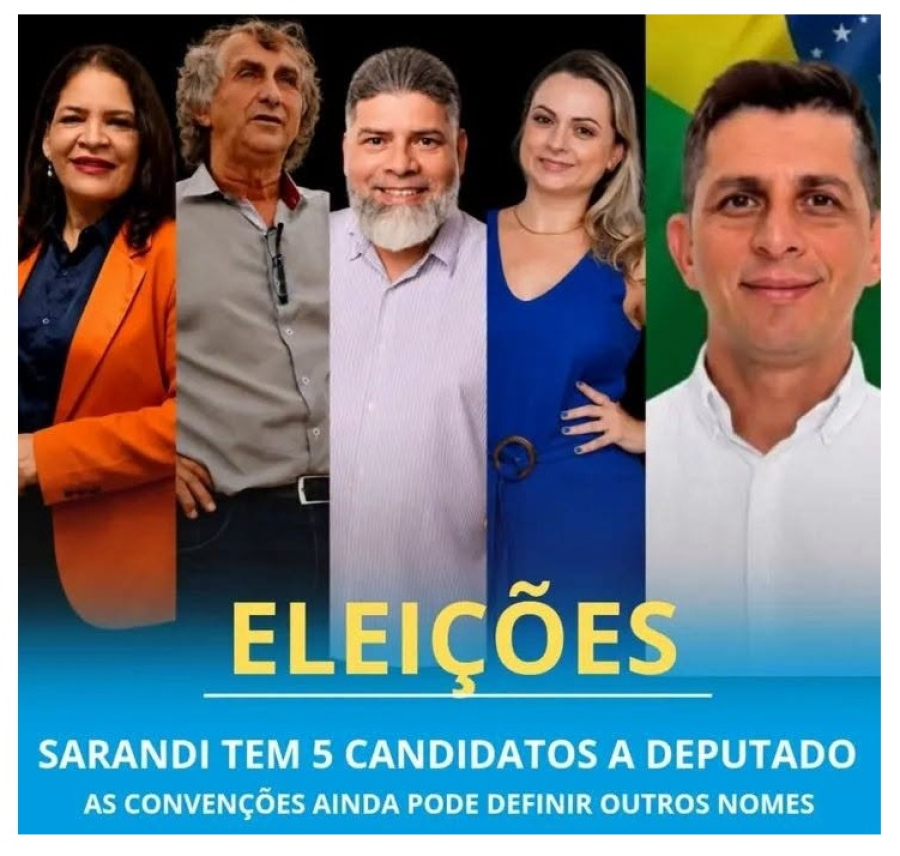 Sarandi tem 5 nomes nas eleições 2026.