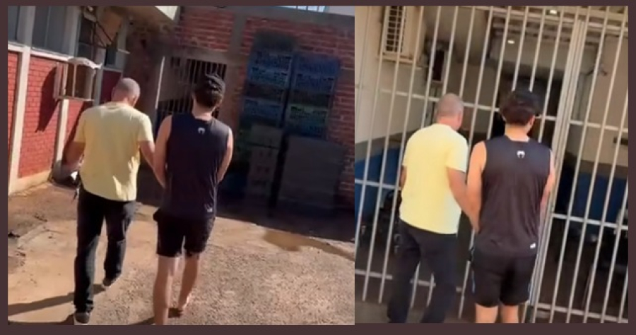 Preso por suspeita de desvio de R$ 600 mil.