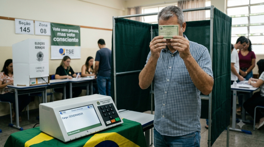 Eleitor distante da disputa pelo governo no Paraná.