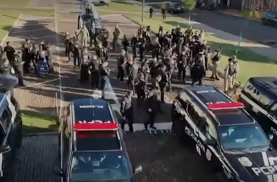 Megaoperação prende suspeitos de crimes.