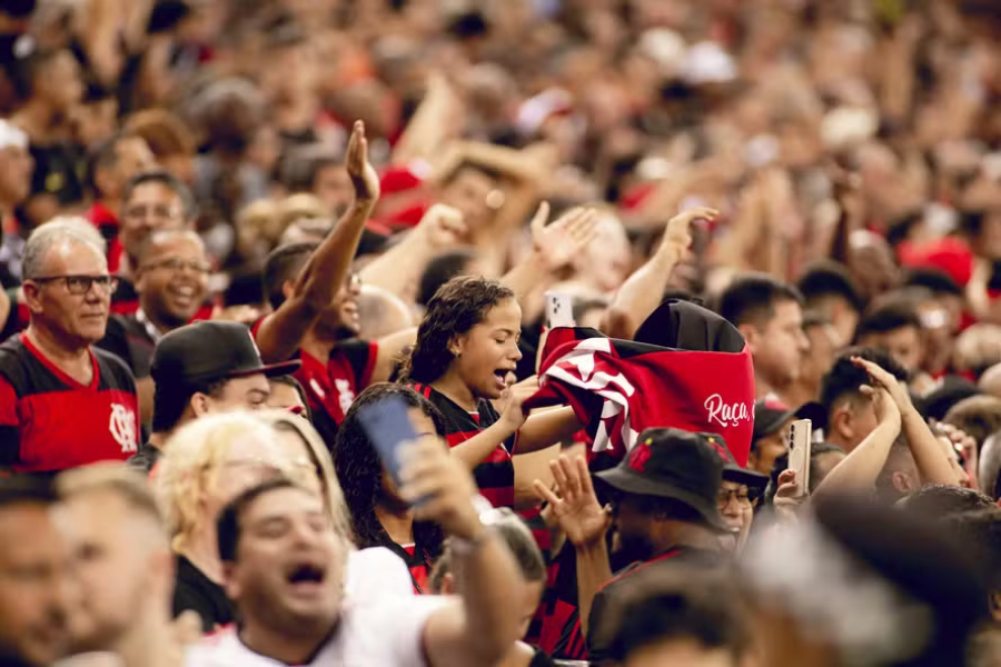 Flamengo segue com a maior torcida do Brasil.