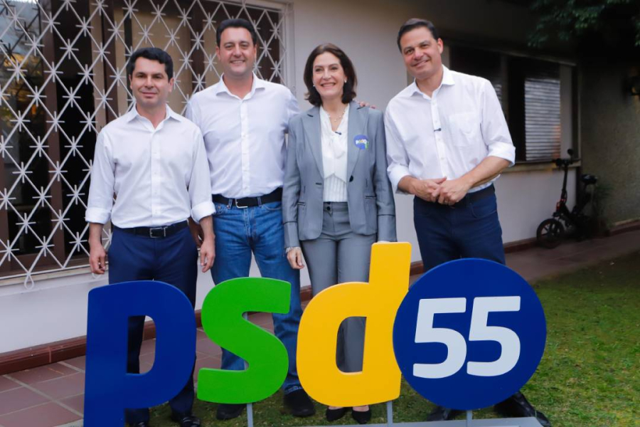 Cristina e Alexandre Curi vão disputar o Senado.