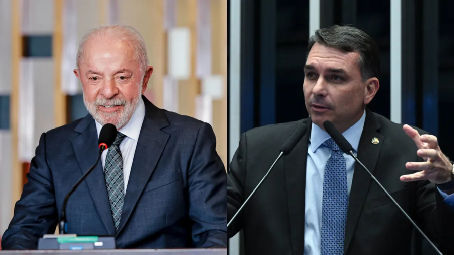  Nexus/BTG: No 1º turno, Lula tem 40% e Flávio, 35%