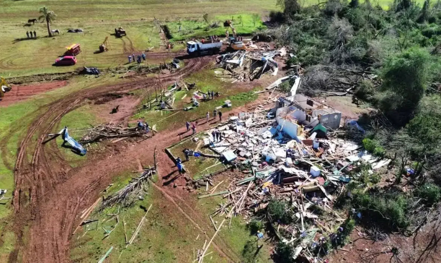 Brasil registra 81 tornados e pode bater recorde até o fim do ano