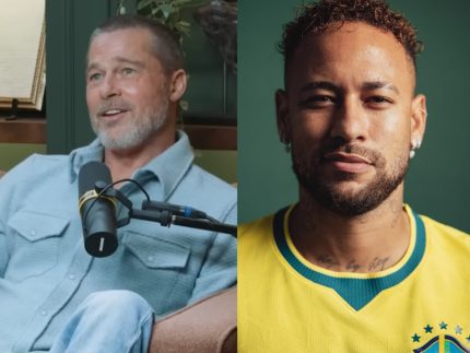 Brad Pitt diz que dará aulas para Neymar