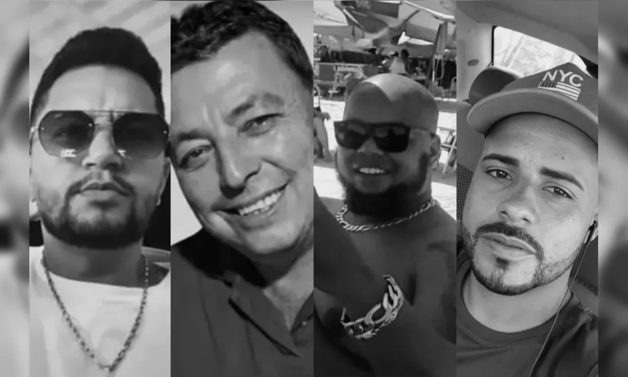 Cobrança de dívida termina com quatro homens mortos.