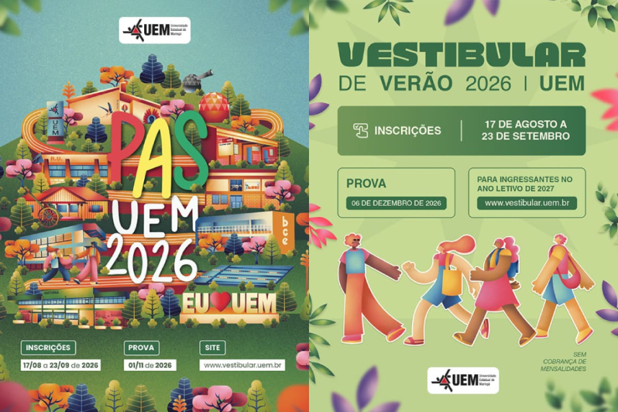 Inscrições abertas para Vestibular de Verão e PAS 2026.