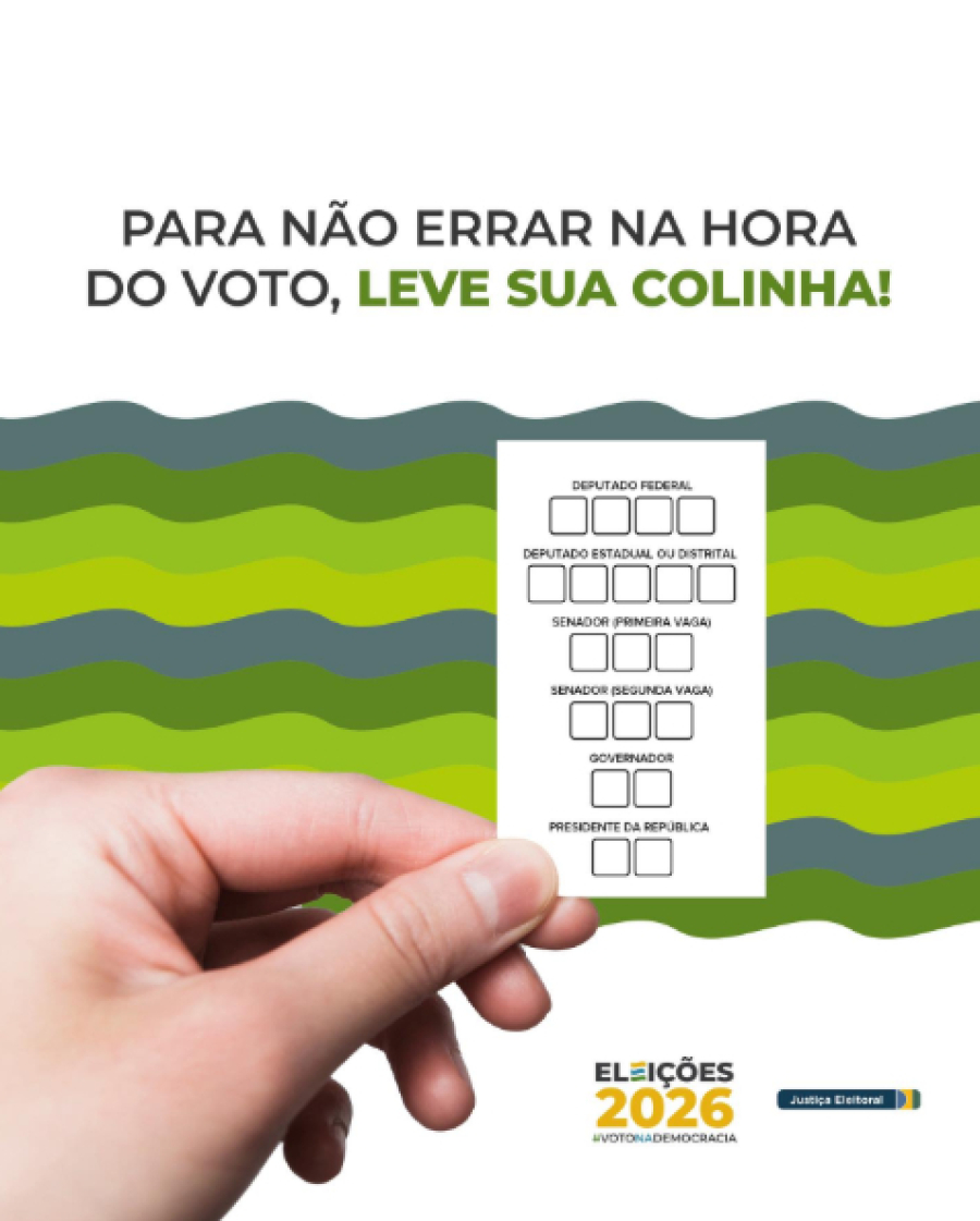 A colinha pode ajudar eleitor na votação