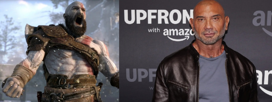 Dave Bautista é confirmado como Kratos.