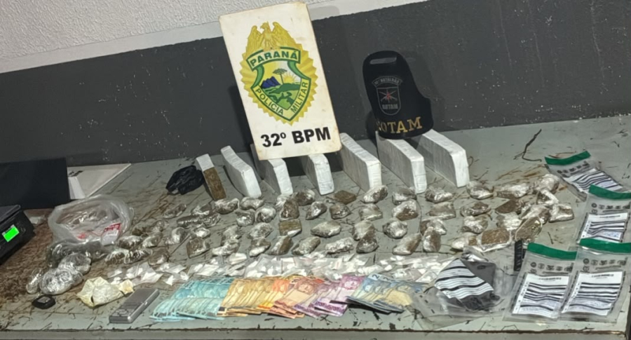 Homem é preso com mais de 6 kg de drogas