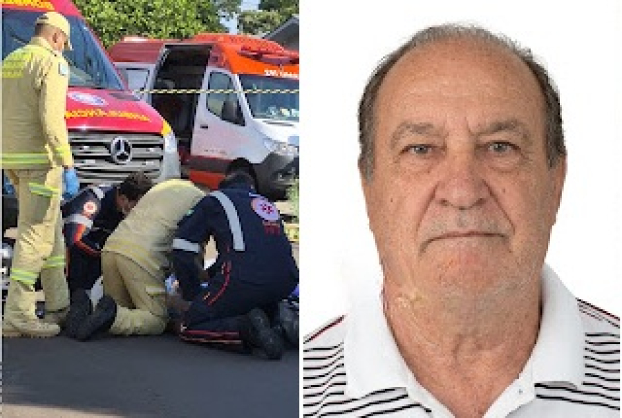 Motociclista morre após colisão com caminhonete.