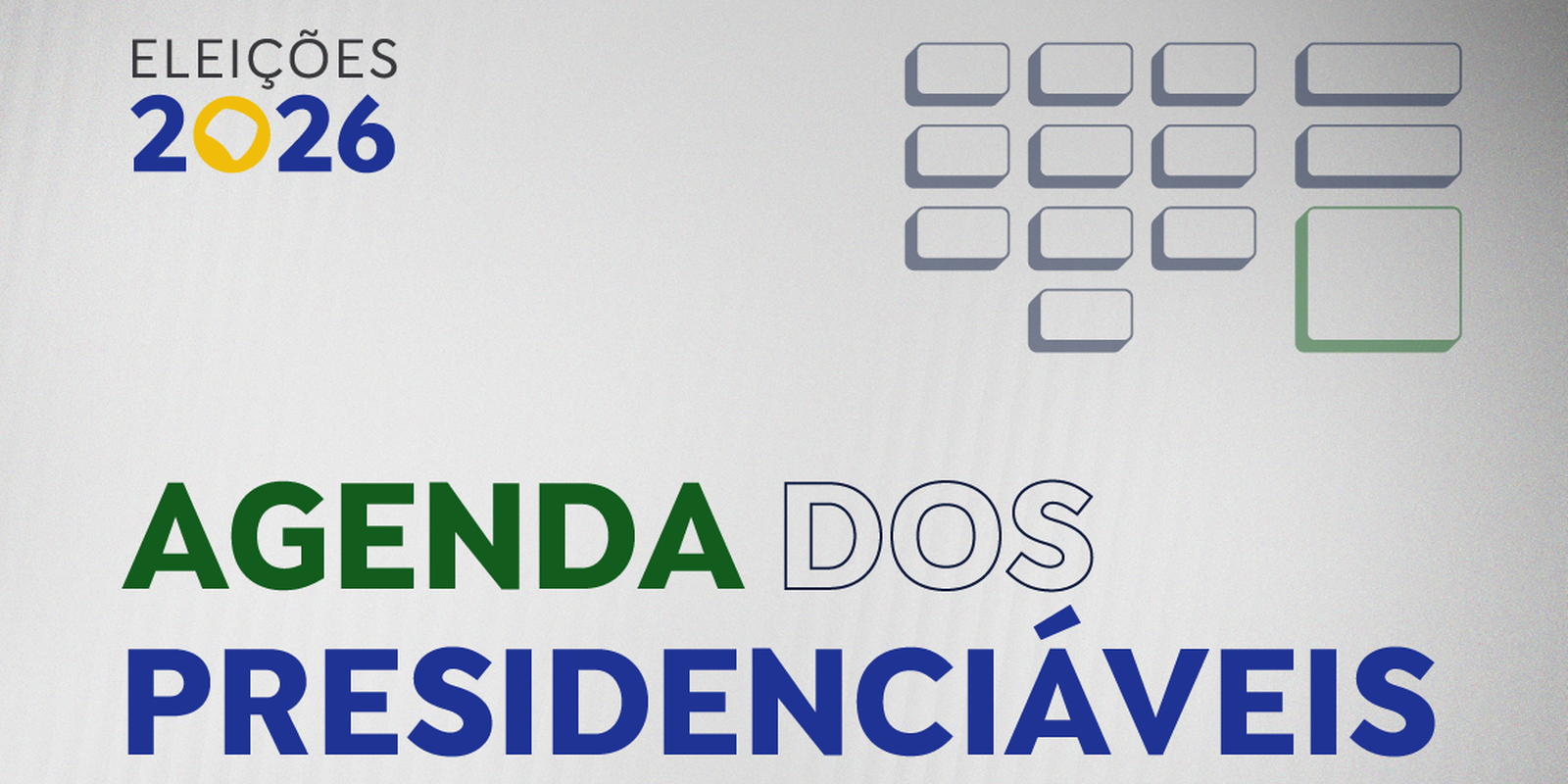 Agenda dos presidenciáveis neste fim de semana