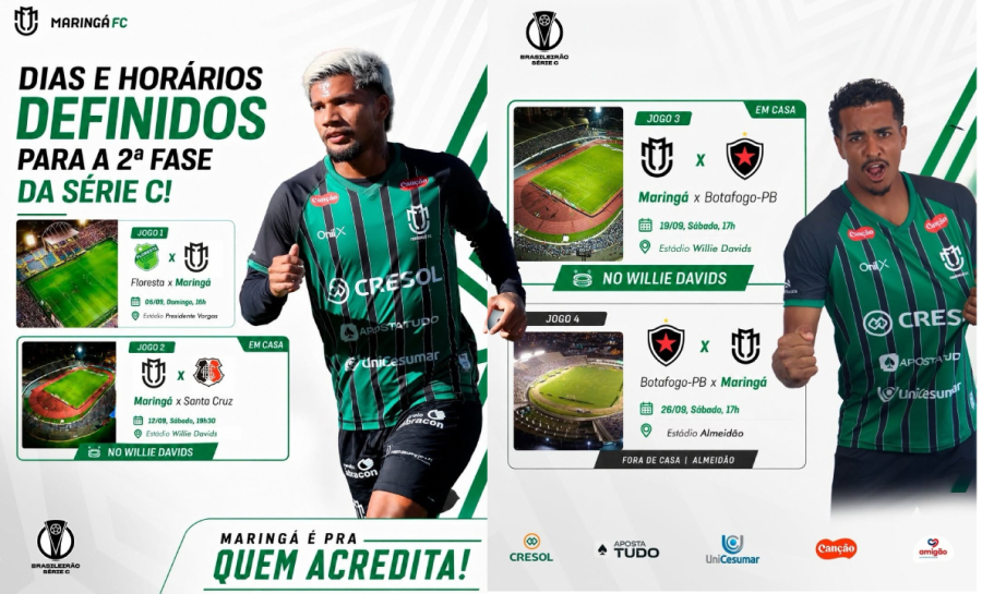 Maringá FC lança passaporte para lotar o estádio