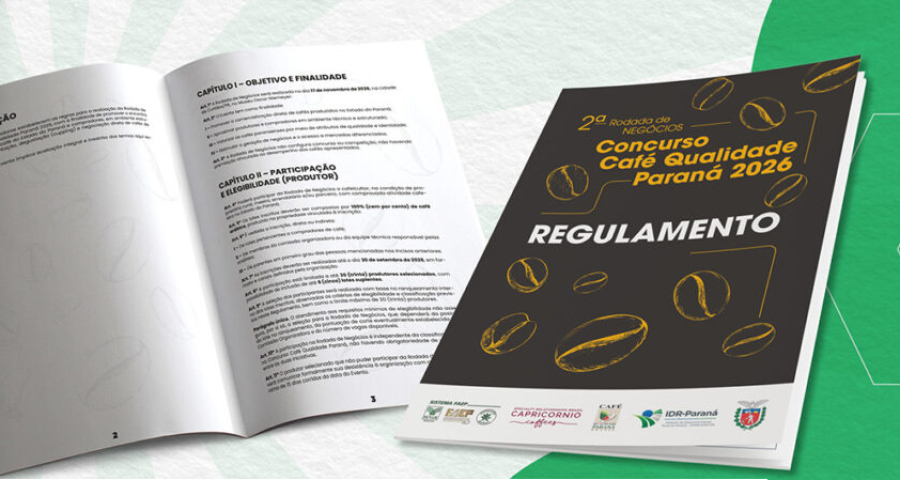Inscrições abertas para Concurso Café Qualidade Paraná 2026