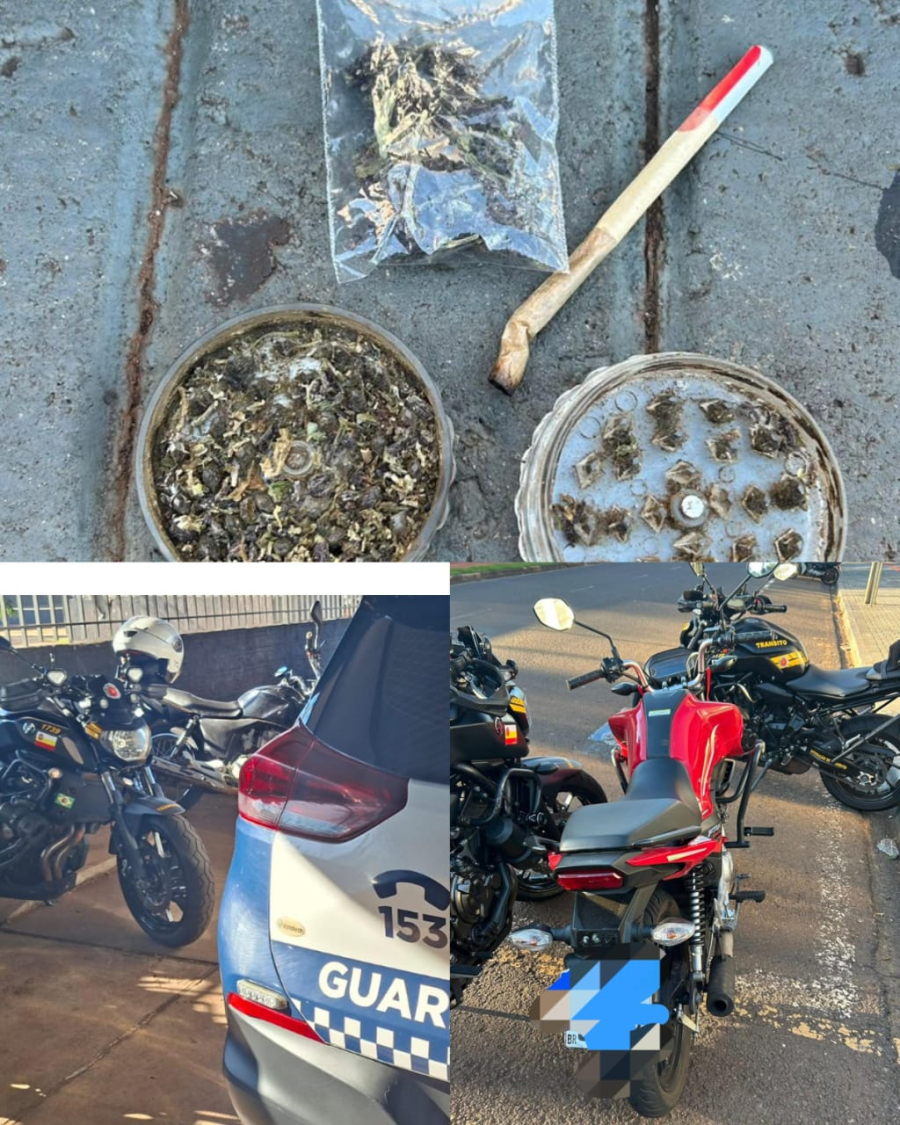 Correndo e com maconha na boleia.