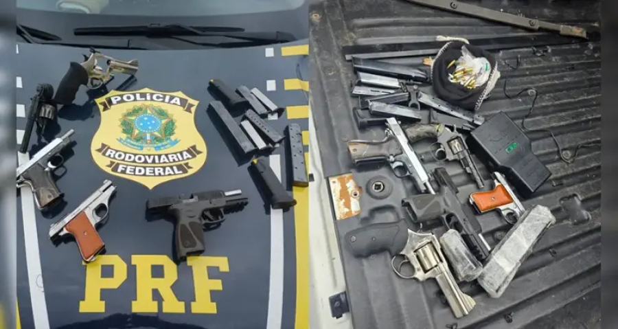 PRF apreende drogas e armas na BR-369.