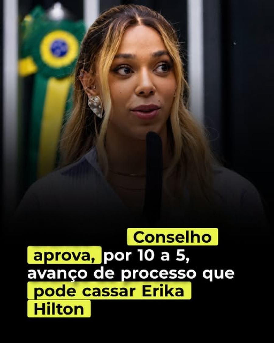 Conselho mantém processo contra Erika Hilton.