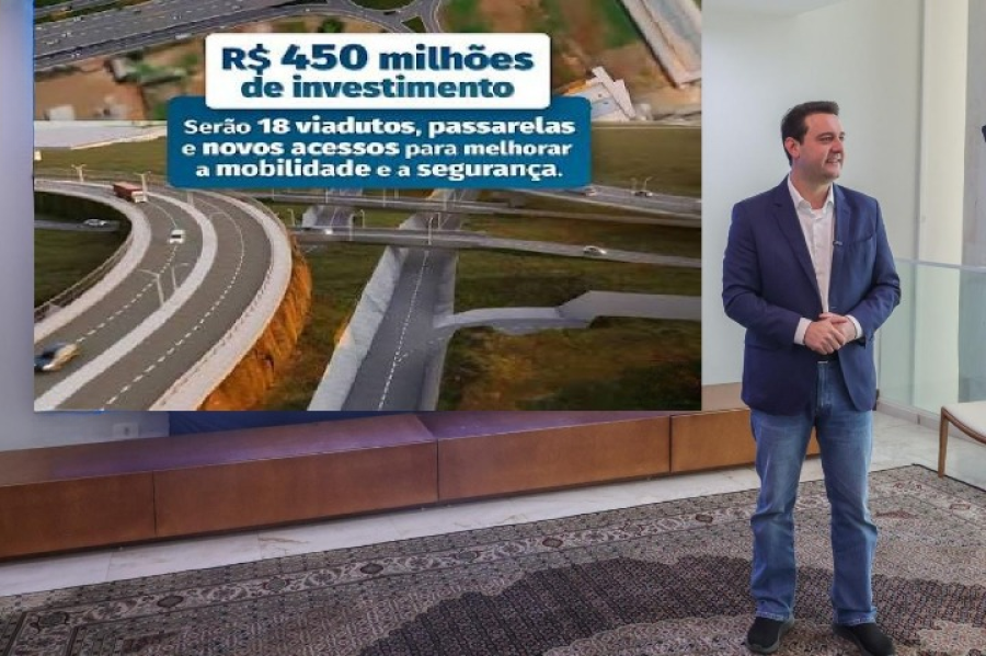 Ordem de serviço para duplicar o Contorno Sul
