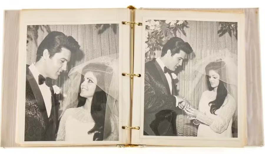 Fotos raras do casamento de Elvis vão a leilão 