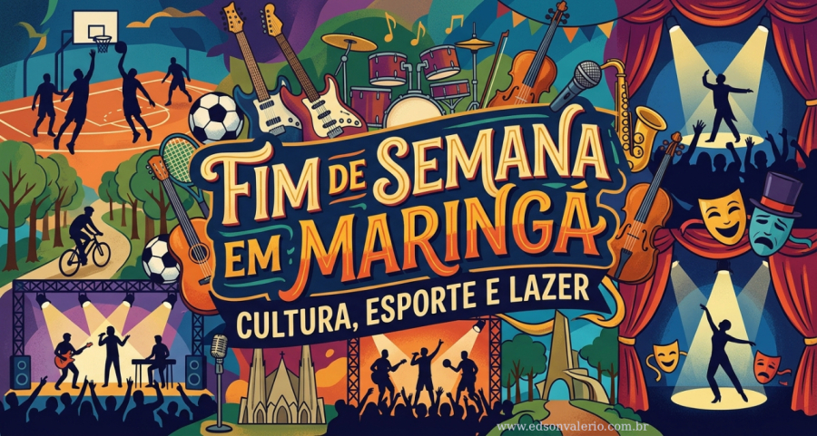 Agenda de Maringá reúne atrações para todos os públicos