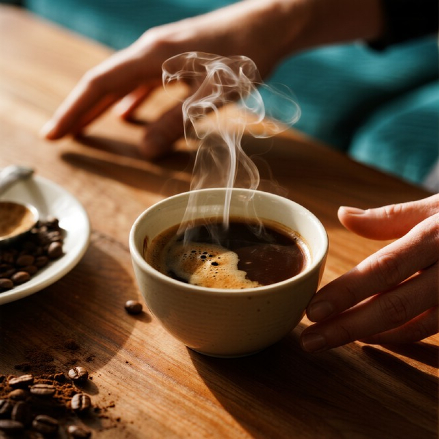 Cheiro de café ajuda a reduzir tensão e fadiga.