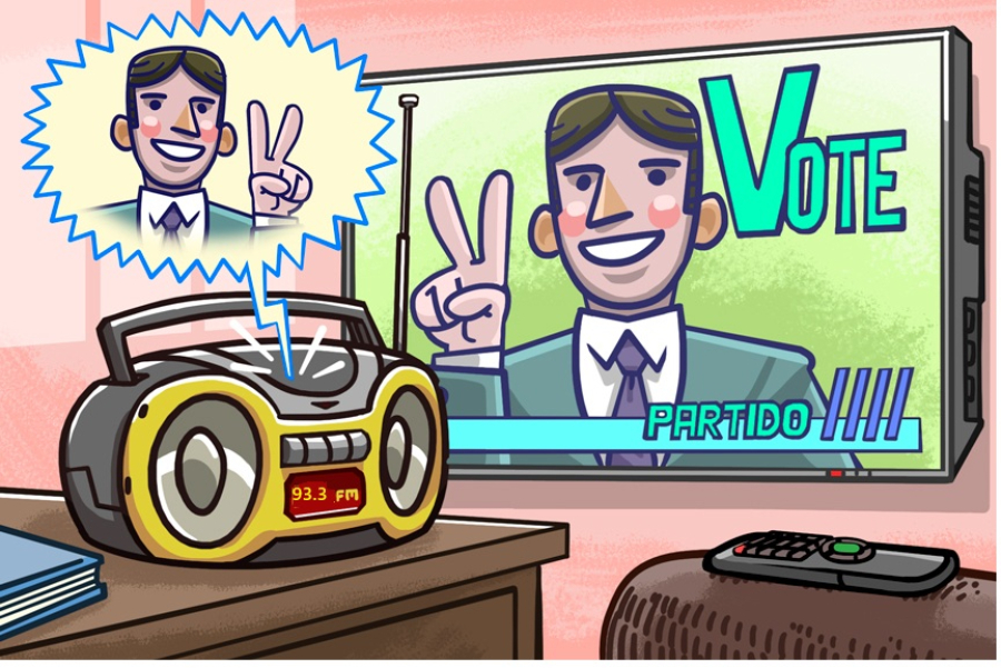 Propaganda eleitoral no rádio e na TV ajuda indecisos