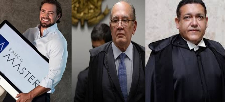 Celular envolve Nunes Marques e Gilmar Mendes.