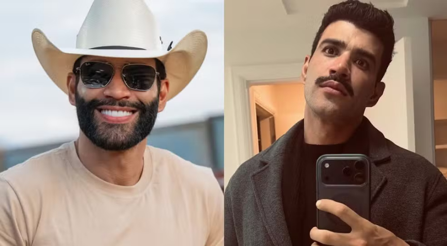 Gusttavo Lima aparece com novo visual 