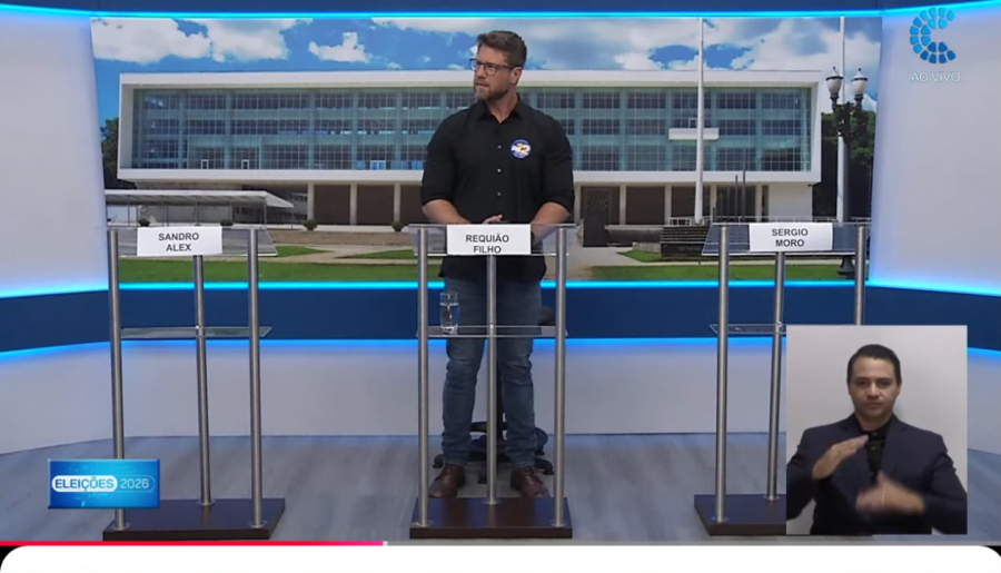 Requião Filho único a participar de debate em TV