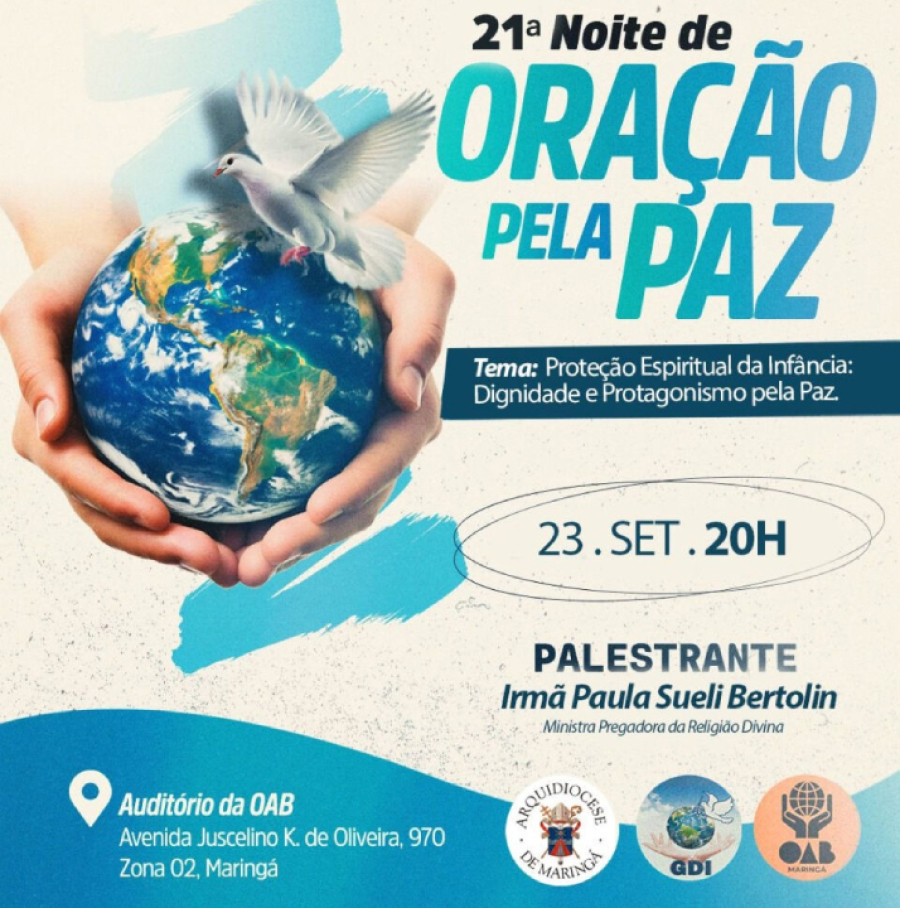 OAB Maringá recebe encontro inter-religioso com 12 tradições nesta quarta